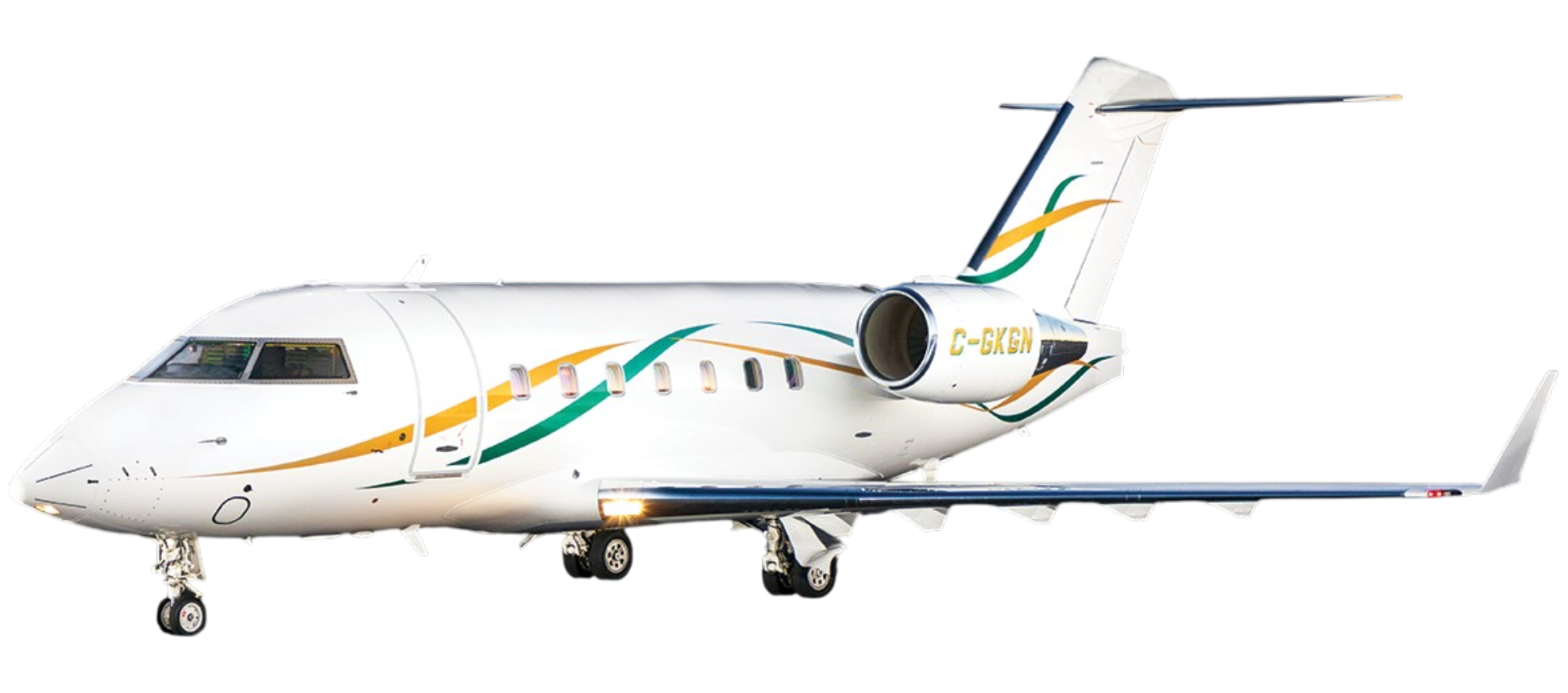 Challenger 604 range