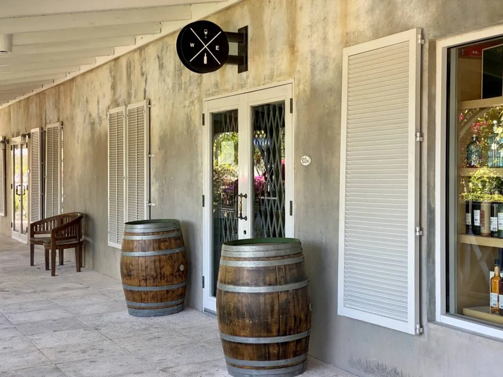 Inside the Wine Establishment shop